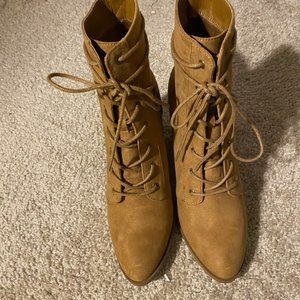 Brown Lace ankle boots